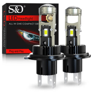 2pcs H7 H4 Led Projector headlights Lens 1:1 Wireless H11 H8 H9 Led Projector 9005 9006 HB3 Car Headlight Mini Lens Fog Light