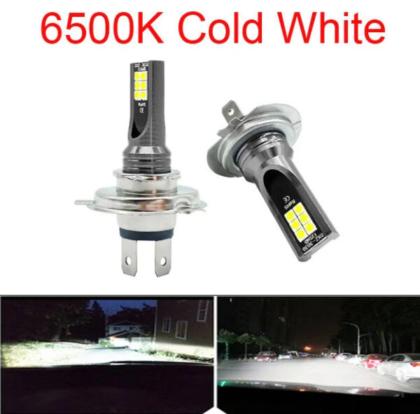 2Pcs Super Bright H4 H7 Led Bulb Car Headlight Motorcycle H1 H3 H8 H9 H11 Auto Fog Lamps 9005 9006 HB3 HB4 Light 12v 24V 80W - Image 15