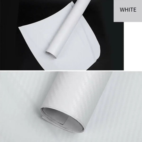 30x127cm Car 3D Carbon Fiber Roll Film Stickers DIY Vinyl Film Auto Interior Styling Carbon Fiber Decorative Decals - Image 8