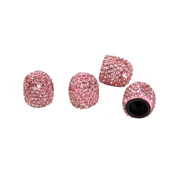 4Pcs Rhinestone Car Tire Valve Caps Diamond Inlay Bling Bling Car Wheel Valve Cover Decoration Dustproof Cap Auto Accessories - Image 11