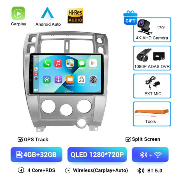 Car Radio Android 16 for Hyundai Tucson 2004-2013 Multimedia Video Player Navigation 2 Din DVD Head Unit Stereo Carplay Speakers - Image 9