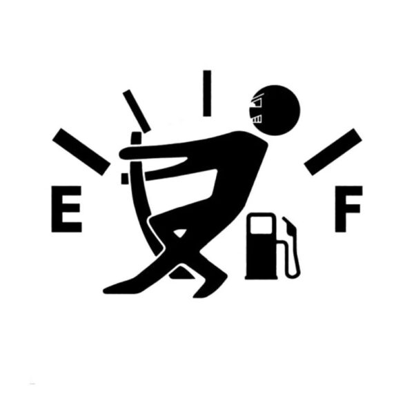 Creative Funny Car Pull Fuel Tank Pointer Reflective Vinyl Sticker Decal Car Styling Sticker Decal Auto Exterior Decoration - Image 6