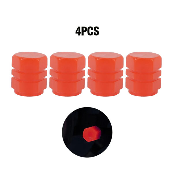 Car Pink Red Luminous Tire Valve Cap Motorcycle Bike Wheel Hub Glowing Valve Cover Tire Decoration Auto Styling Tyre Accessories - Image 11