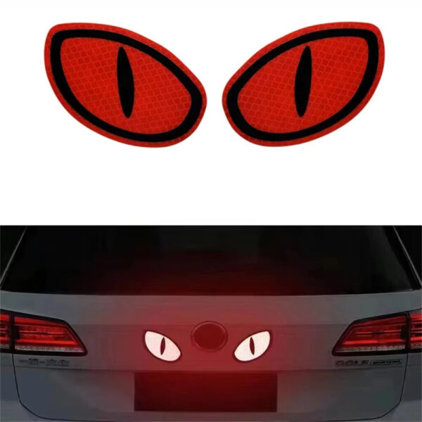 Car Reflector Sticker Night Driving Safety Decal For Auto Truck Motorcycle Trailer Cat Eye Reflective Safety Warning Tape - Image 7
