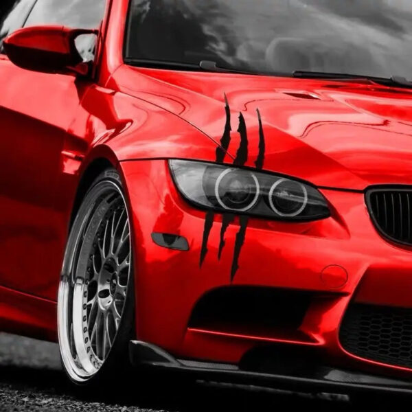 Car Sticker Reflective Monster Claw Marks Scratch Stripe Auto Headlight Decal Dinosaur Raptor Paw Marks Decor Accessories - Image 3