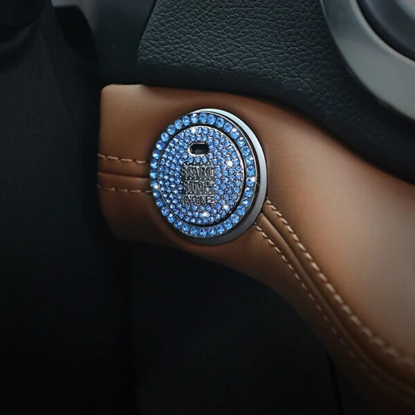 Car Ignition Key Ring Diamond Rhinestone Stickers for Auto Motorcycle Styling Bling Decoration Key Circle Button Car Accessories - Image 13