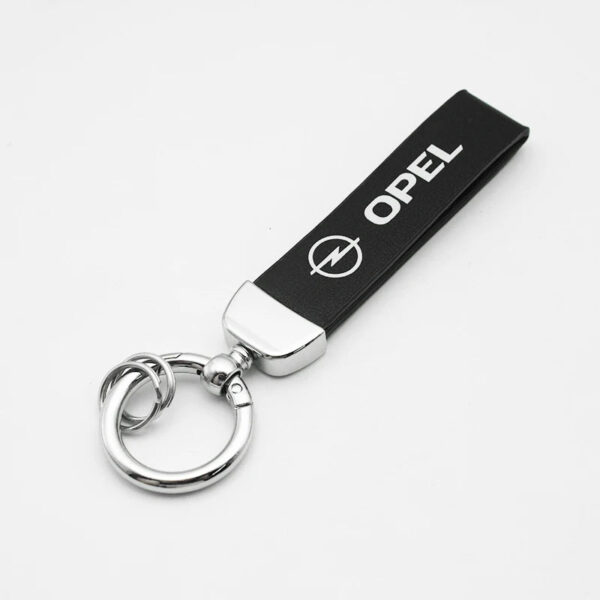 3D Metal/Leather Car Styling Keychain For Opel Corsa 2004 Astra D Combo Insignia Adam Mokka Key Chain Key Rings Auto Accessories - Image 8