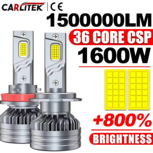 6000K HB3 HB4 9005 9006 H1 H7 H4 H11 H8 9012 Bulb Canbus 36 Core Led Lamp CSP 9094 Power Car Headlight Light 1600W Canbus lights