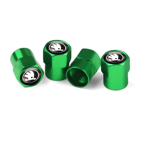 Car Accessories 4pcs Badge Wheel Tire Valve Stem Caps Auto Airtight Covers For Skoda Octavia 2 3 Kodiaq Fabia Karoq Superb 3 VII - Image 14