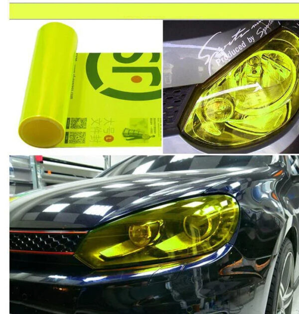 Gloss Transparent Light Black Smoke PVC Film Tint 30 X60cm Auto Car Light Headlight Taillight Tint Vinyl Film Sticker Wrap Cover - Image 10