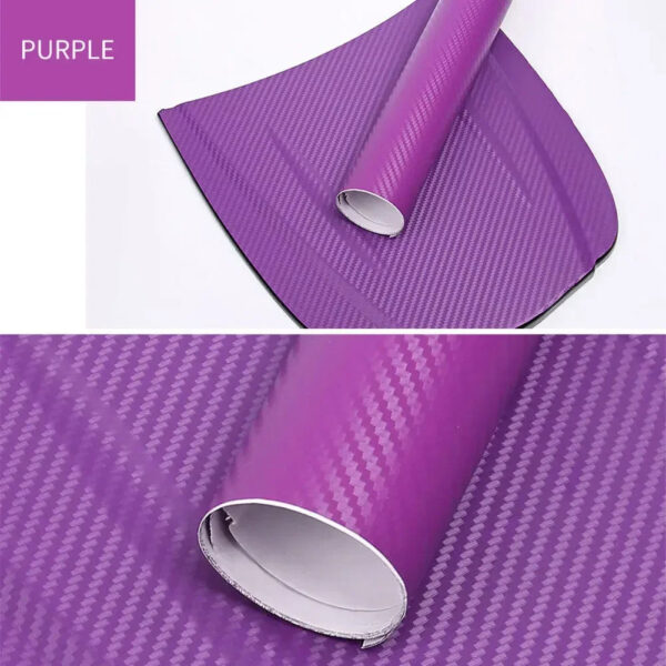 30x127cm Car 3D Carbon Fiber Roll Film Stickers DIY Vinyl Film Auto Interior Styling Carbon Fiber Decorative Decals - Image 15