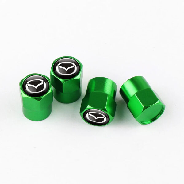 4Pcs Car Styling Aluminium Alloy Wheel Tire Valve Cover Caps Auto Accessories For Mazda CX-3 Bk CX-5 MS Speed 5 6 2 3 CX30 MX-5 - Image 8