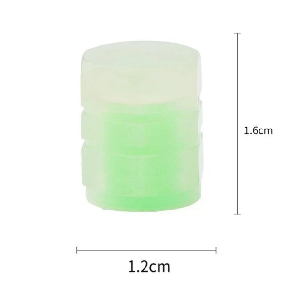 4/8pcs Luminous Tire Valve Caps Auto Car Motorcycle Bicycle Fluorescent Night Glowing Wheel Tyre Hub Valve Stem Caps Decoration - Image 6