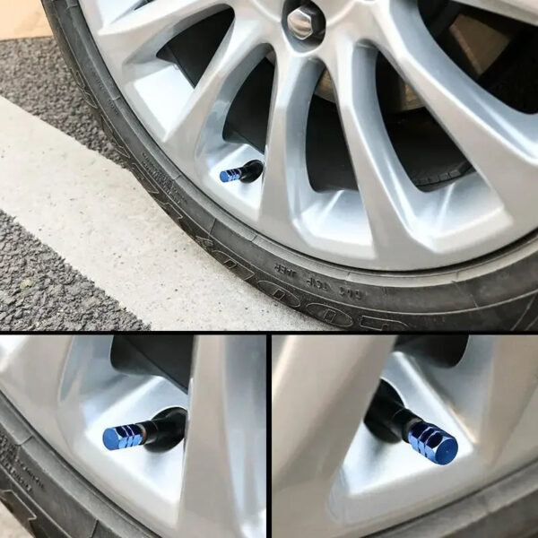 4Pcs Car Tire Valve Caps Wheel Air dust Caps Tyre Rim Stem Covers Aluminum Alloy Waterproof Car Styling Decor Auto Accessories - Image 5