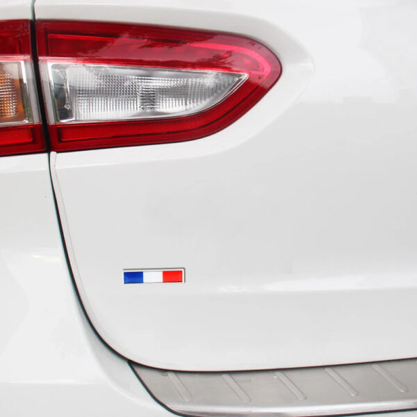 1 Pair France National Flag Metal Car Stickers Auto Styling Motorcycle Accessories Badge Label Emblem Car Stickers - Image 6