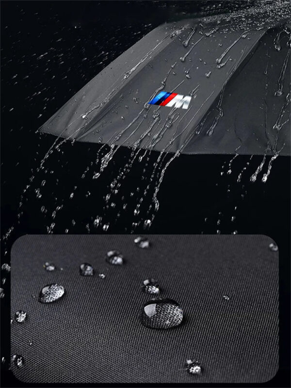Car Styling Car Logo Business Umbrella Windproof Automatic Threefolding Umbrella Auto Guard Accessories For BMW M E90 E60 F30 - Image 5