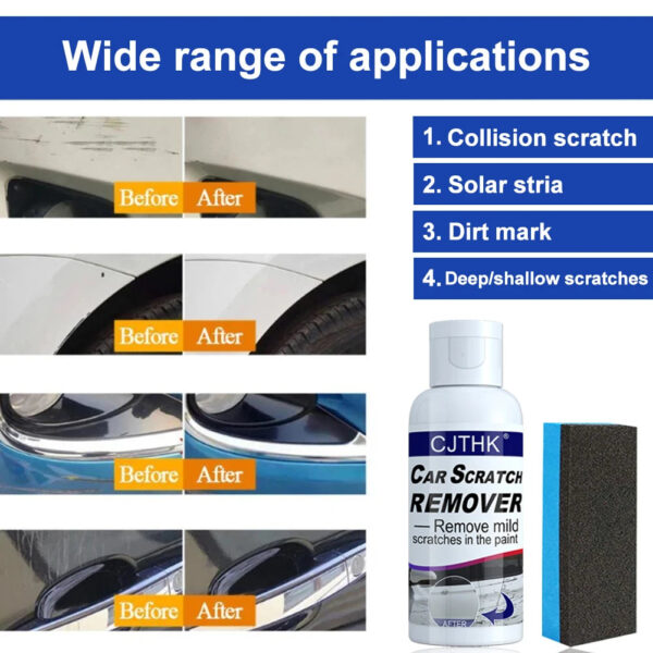 Car Scratch Remover Paint Care Tools Auto Swirl Remover Scratches Repair Polishing Auto Body Grinding Compound Anti Scratch Wax - Image 3