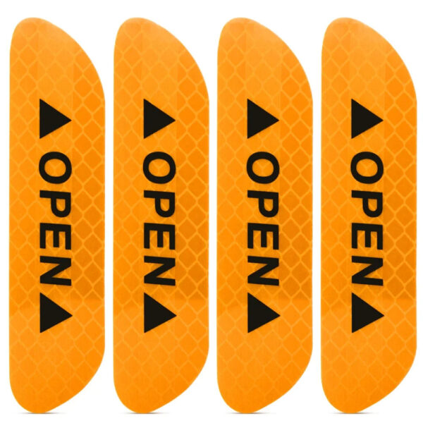 4PCS Reflective Warning Tape for Car Door Safety Open Stickers Improve Night Protective Strips Car Accessories Decoration - Image 9