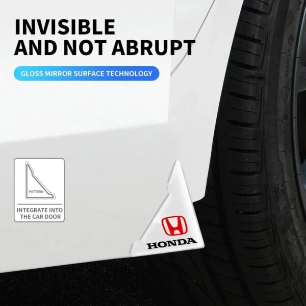 2pcs Transparent Car Door Corner Anti-collision Covers Stickers for Honda Accord Elysion CR-Z Odyssey SPIRIOR Auto Accessories - Image 2