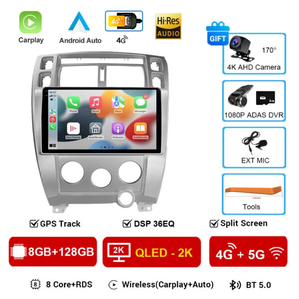 Car Radio Android 16 for Hyundai Tucson 2004-2013 Multimedia Video Player Navigation 2 Din DVD Head Unit Stereo Carplay Speakers - Image 12