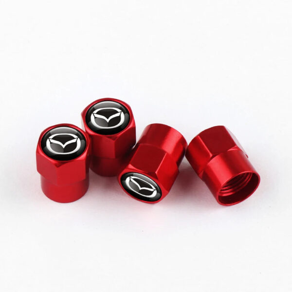 4Pcs Car Styling Aluminium Alloy Wheel Tire Valve Cover Caps Auto Accessories For Mazda CX-3 Bk CX-5 MS Speed 5 6 2 3 CX30 MX-5 - Image 7