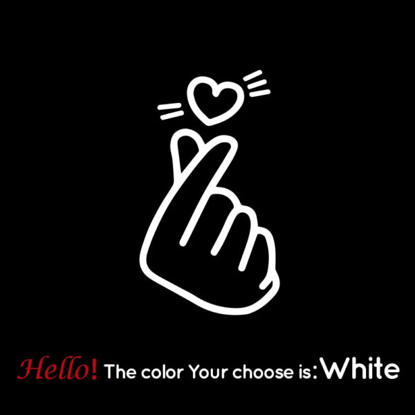 Lovely Korean Love Heart Stickers For Auto Window Decor Vinyl Decal Show Love Car Sticker - Image 14