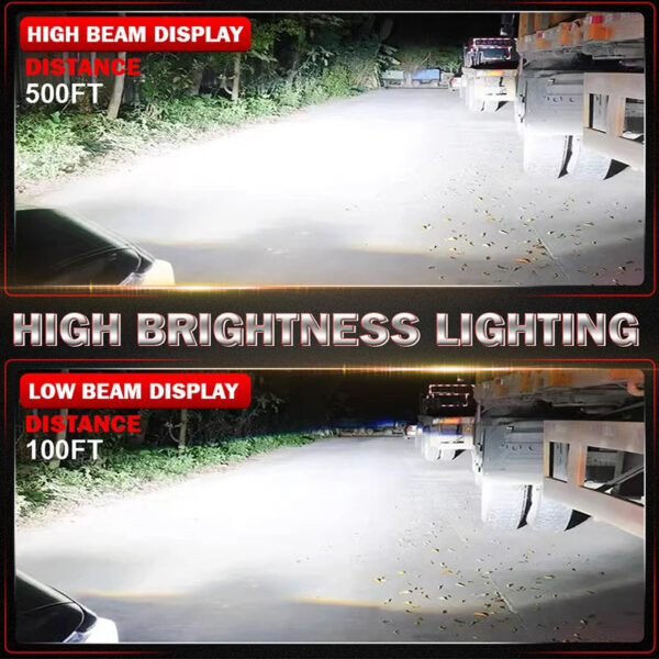 3000W 3000000LM H7 H4 Canbus Car Headlight Mini Lens H11 H8 9005 9006 HB3 HB4 LED Projector Bulb 6000K Auto Motorcycle Mini Lens - Image 4