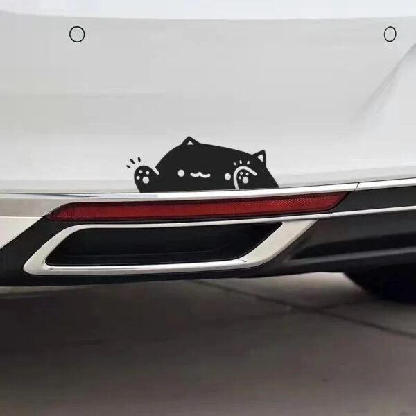 1Pc Cat Car Sticker Auto Window Body Bumper Trunk Decals Creative Decorative Covering Sticker Motorcycle Fuel Tank Decoration - Image 5