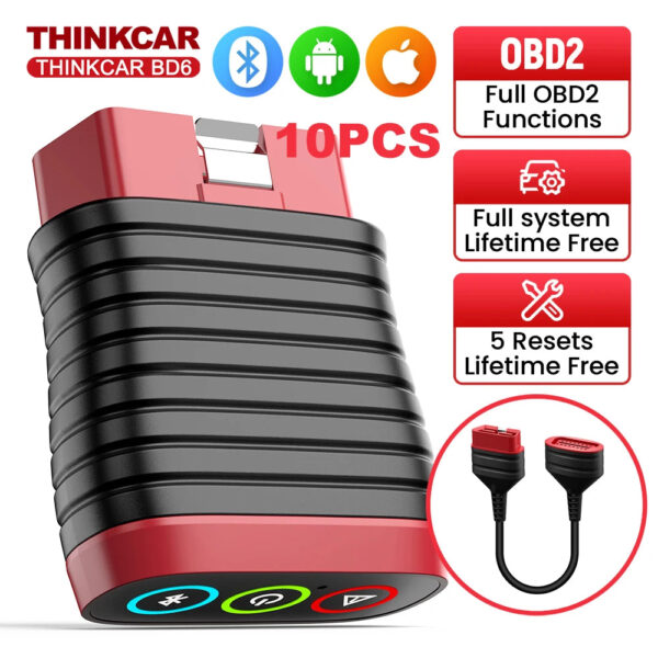 THINKCAR BD6 OBD2 Scanner Full System Diagnostic OIL IMMO ETS BLEED Brake Reset Lifetime Free All Auto Car Via THINKDIAG APP - Image 8