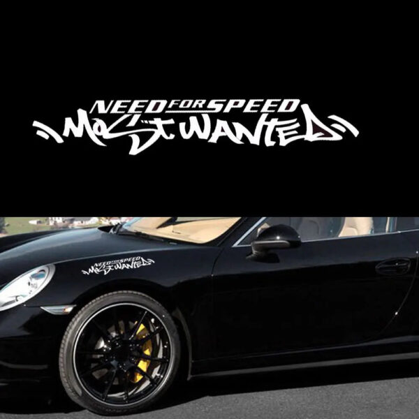1pc Fun White Need for Speed Scratch Car Auto Windshield Decal Vinyl Sticker Universal Window Bumper Auto Door Car Accessories - Image 3