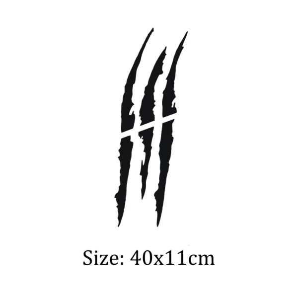 Auto Car Sticker Reflective Monster Claw Marks Scratch Stripe Auto Headlight Decal Dinosaur Raptor Paw Marks Car Accessories - Image 6