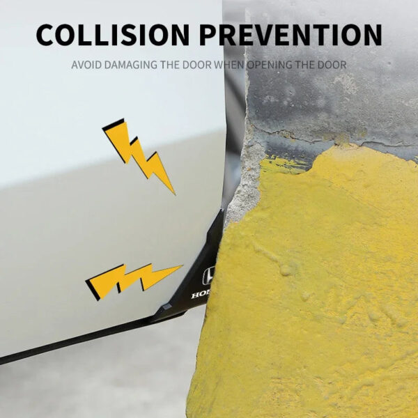 2pcs Car Door Corner Silicone Anti-Scratch Anti-bump Protection Stickers for Honda Accord CRV XRV Civic FIT Auto Accessories - Image 3