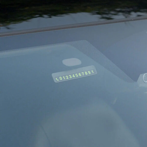 Luminous Car Temporary Parking Card Phone Number Plate Hidden Auto Telephone Card Plate Stop Sign Car Interior Accessories - Image 6
