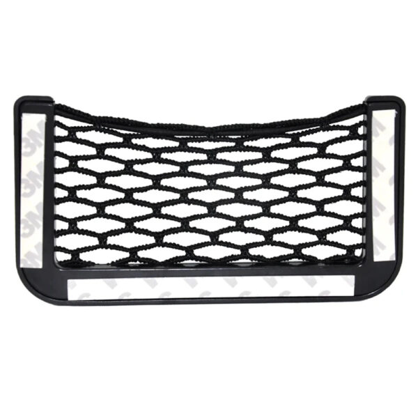 1Pcs Universal Car Organizer Mesh Storage Bag Net Pocket Mobile Phone Holder Auto Accessories Multi Function Storage Net Pocket - Image 3