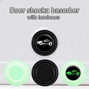 Car Door Closing Anti-shock Protection Soundproof Buffer Stickers Luminous Anti-collision Silicone Pad Gasket Auto Accessories