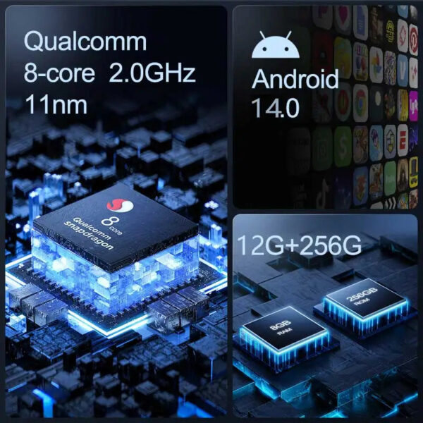 Android 14 For Renault Megane 2 2002-2009 2K QLED Android Car Radio Multimedia Video Player GPS Stereo CarPlay 4G Navigationv BT - Image 3