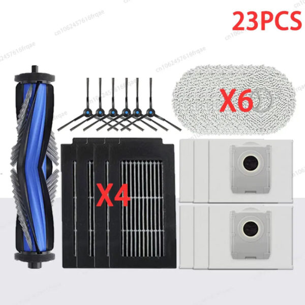 For Ecovacs T50 PRO OMNI /T50 AUTO DDX67 Robot Vacuum Cleaner Accessories Main Side Brush Mop Cloth HEPA Filter Dust Bag Parts - Image 17