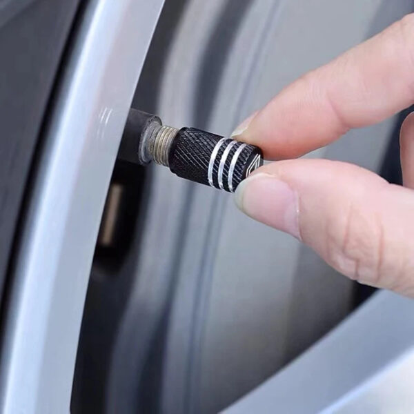 4pcs Car Wheel Tire Valve Caps laser Wheel Tire Stem Valve Caps For Renault koleos duster megane 2 logan clio Auto Accessories - Image 5