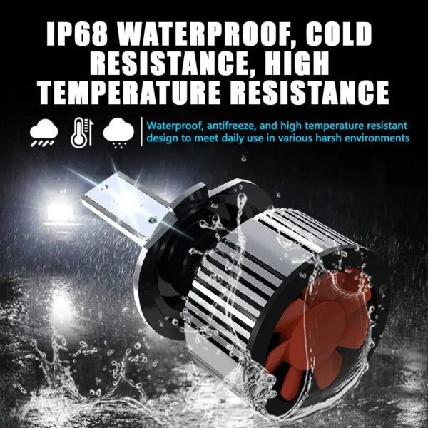 Carshark H7 LED Bulbs Headlight 55W 40000LM CSP H1 H4 H11 H8 H9 Auto Lamps Turbo Ice 9005 HB3 9006 HB4 9012 Hir2 Car Fog Lights - Image 6