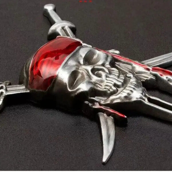 Car Styling 3D Metal Pirate Skull Emblem Badge Stickers Decals Auto Motorcycle Cover Scratches Personality Decor Accessories - Image 4