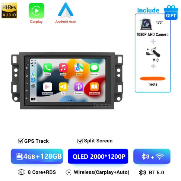 9inch Auto Screen Android For Chevrolet Captiva Aveo Lova Gentra Epica 2006 - 2012 Monitor Video 7862 No 2din Carplay Radio WIFI - Image 9