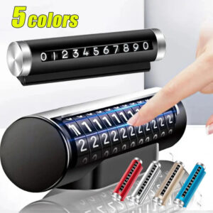 Luminous Car Temporary Parking Card Phone Number Card Plate Telephone Number Car Park Stop Sticker Car Styling Auto Accessories