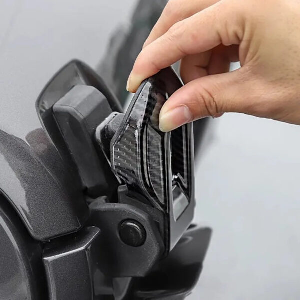 Car Hood Lock Catch Latches Decorative Cover Trim for Jeep Wrangler JL 2018 2019 Gladiator JT Sports Rubicon Sahara 2020-2023 - Image 3