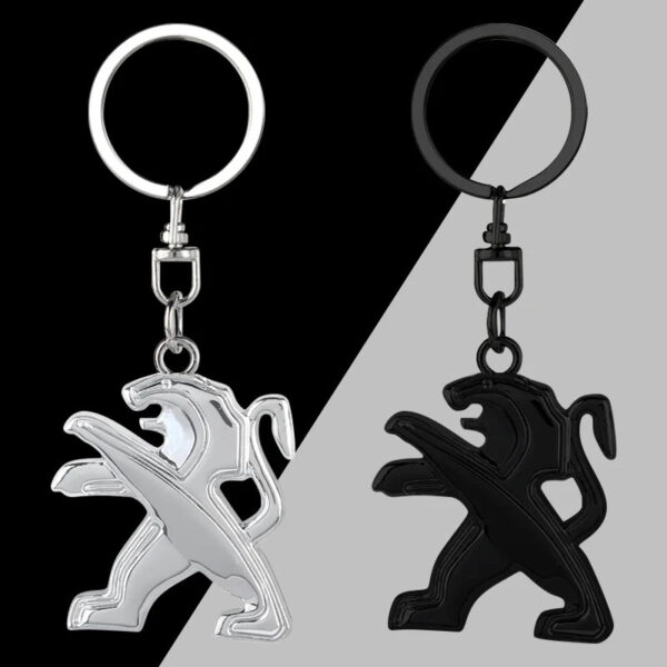 Car Key Chains Keyring Pendant Metal Keychain Holder Auto Accessories For Peugeot BB1 HX1 Partner 3008 4008 2008 5008 4007 6008 - Image 3