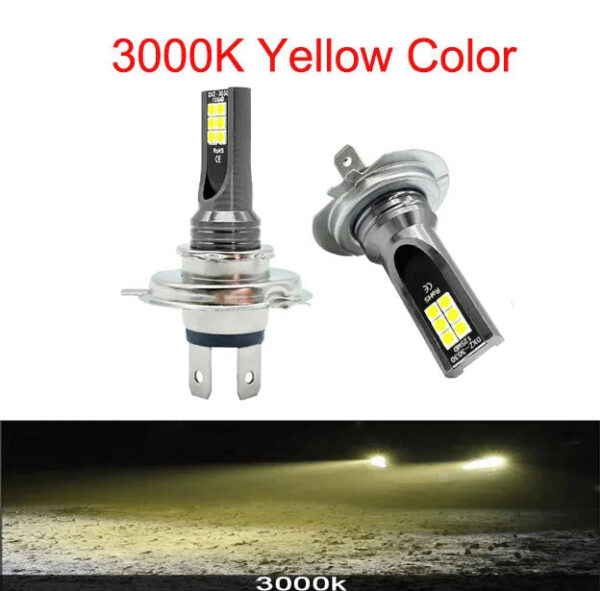 2Pcs Super Bright H4 H7 Led Bulb Car Headlight Motorcycle H1 H3 H8 H9 H11 Auto Fog Lamps 9005 9006 HB3 HB4 Light 12v 24V 80W - Image 7