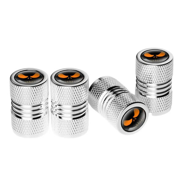 4PCS/Set Aluminium Alloy Car Wheel Tire Valve Air Caps Stem Cover Dustproof Auto Motorcycles Skull Styling Accessories Car Decor - Image 9