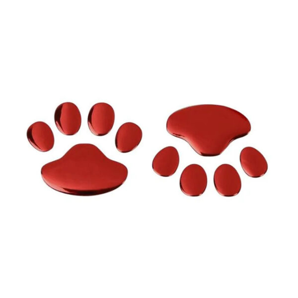 2PCS Car Sticker Paw 3D Animal Dog Cat Footprint Decal Car PVC Sticker Cool Design Car Decal Auto Accessories - Image 9