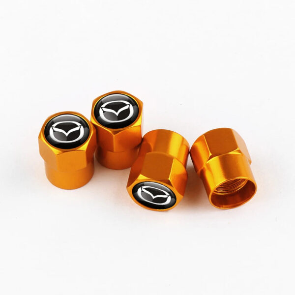 4Pcs Car Styling Aluminium Alloy Wheel Tire Valve Cover Caps Auto Accessories For Mazda CX-3 Bk CX-5 MS Speed 5 6 2 3 CX30 MX-5 - Image 10