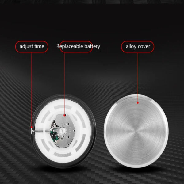 Mini Car Quartz Clock Electronic Air Outlets Clock Luminous Bicycle Motorcycle Watch Auto Car Dashboard Clock - Image 4