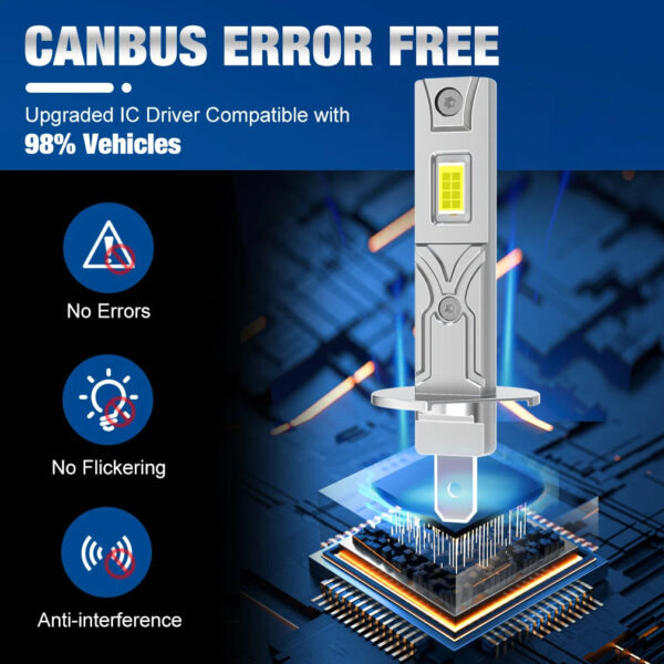 XSTORM H1 LED Headlight Bulb 60000LM 150W High Power Auto Fog Lamp 6500K 12V Led Lights for Car Head Lamps Driving Running Lamp - Image 5